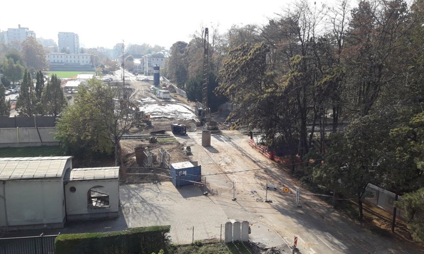 The construction of the underpass on the Ljubljana road in Maribor is going according to plans  