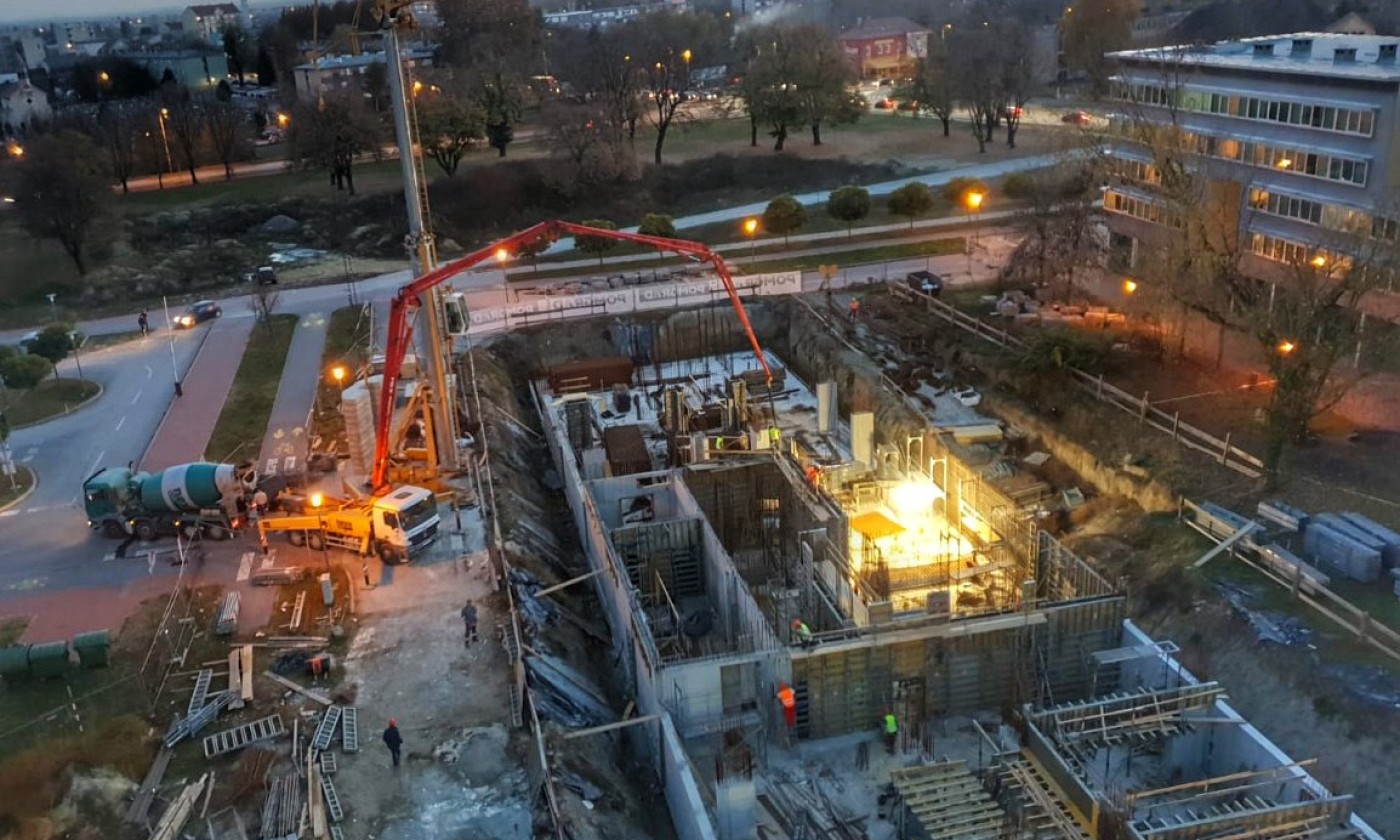 The construction of the Student Pavilion in Osijek is going according to schedule 